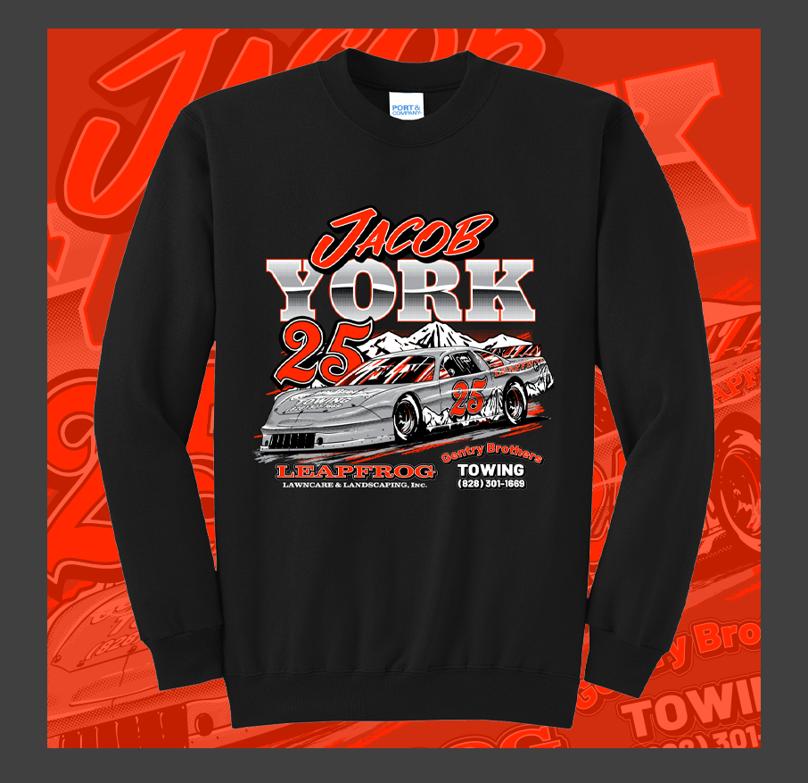 Jacob York "25 Car" Graphic Sweatshirt