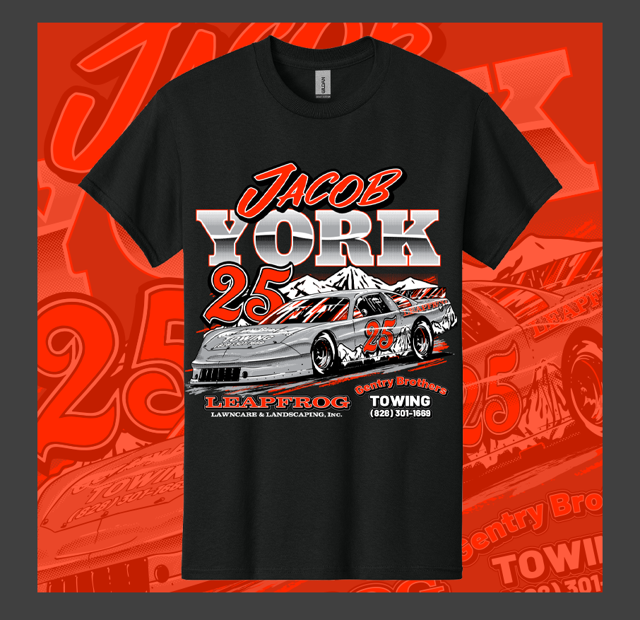 Jacob York "25 Car" Graphic T Shirt