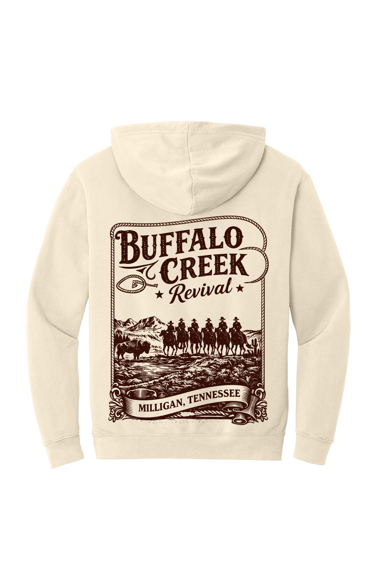 Buffalo Creek Revival Comfort Colors Hoodie
