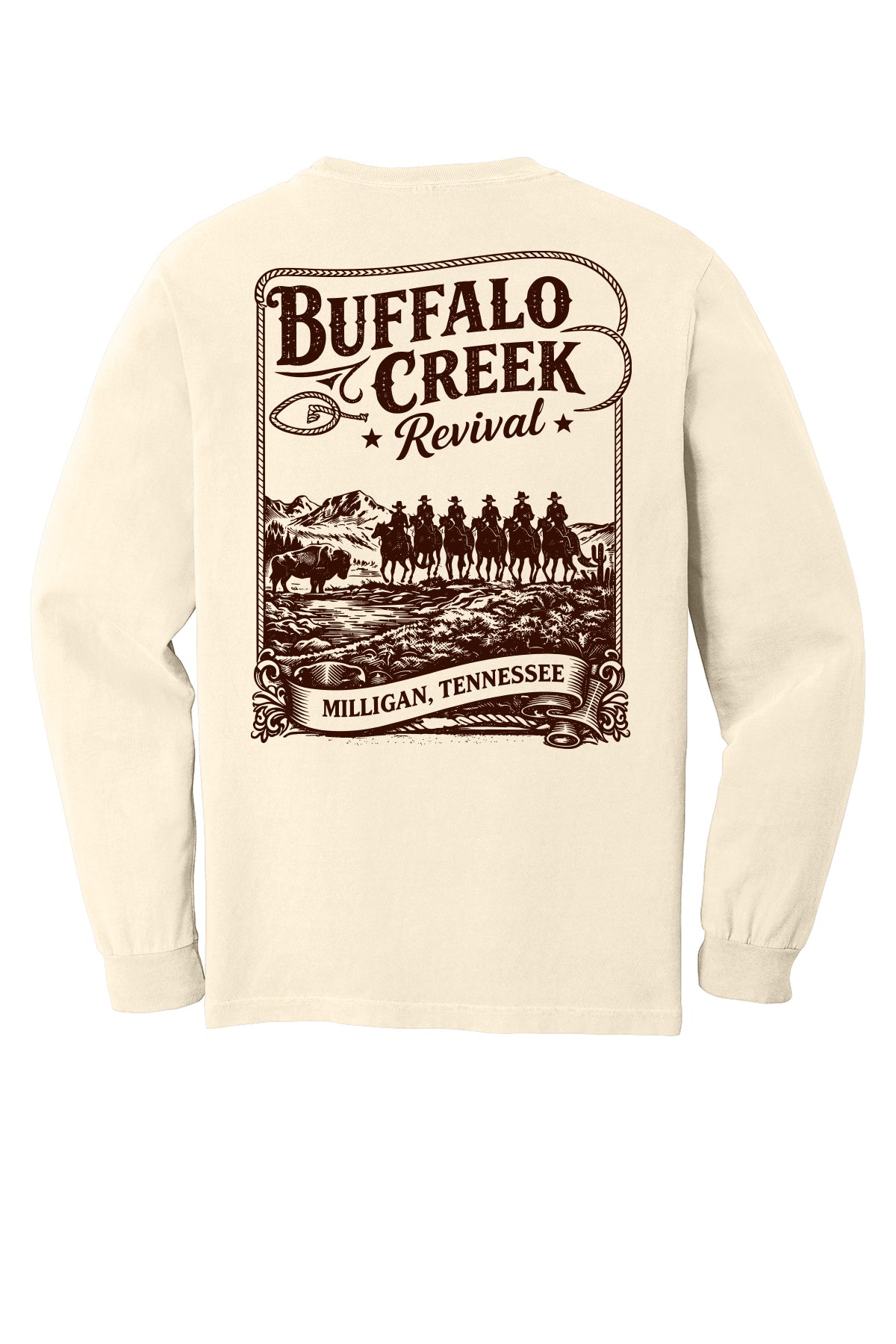 Buffalo Creek Revival Comfort Colors Long Sleeve