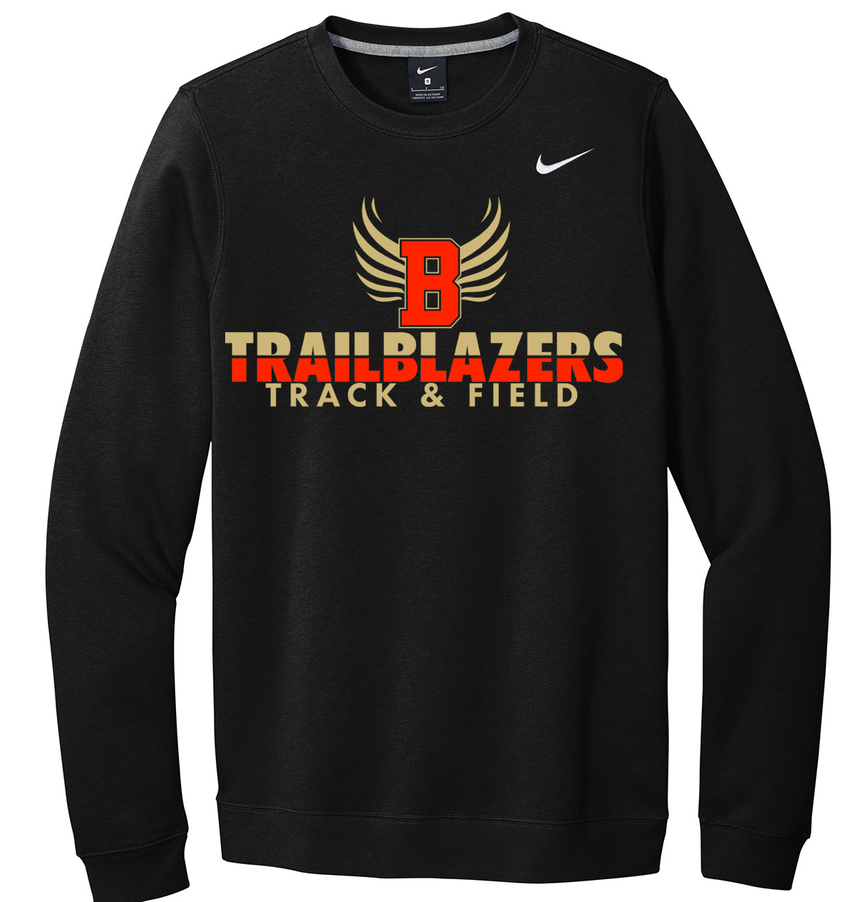 Daniel Boone Track Nike Sweatshirt