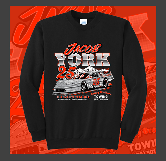 Jacob York "25 Car" Graphic Sweatshirt