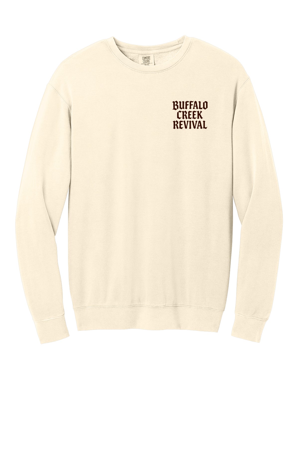 Buffalo Creek Revival Comfort Colors Sweatshirt